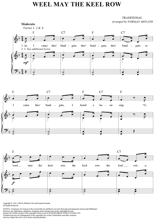 Weel May the Keel Row