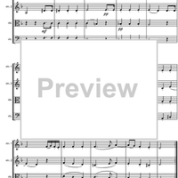 5 Minuets D89 - Score