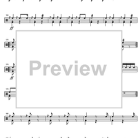 Final Galop from the Guard of Amager - Percussion 1