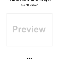 Waltz No. 2 in E Major