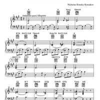 Scheherazade Theme - Keyboard or Guitar