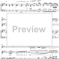 "Ach, unaussprechlich ist die Not", Aria, No. 2 from Cantata No. 116: "Du Friedefürst, Herr Jesu Christ" - Piano Score