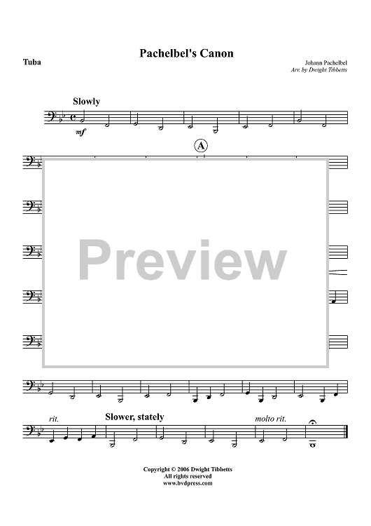 Pachelbel's Canon - Tuba