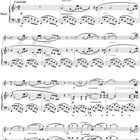 Cavatine - Piano Score