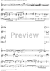 "Ich will nach dem Himmel zu", Aria, No. 3 from Cantata No. 146: "Wir müssen durch viel Trübsal" - Piano Score