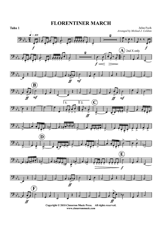 Florentiner March - Tuba 1