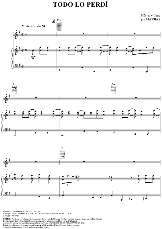 Todo Lo Perdí