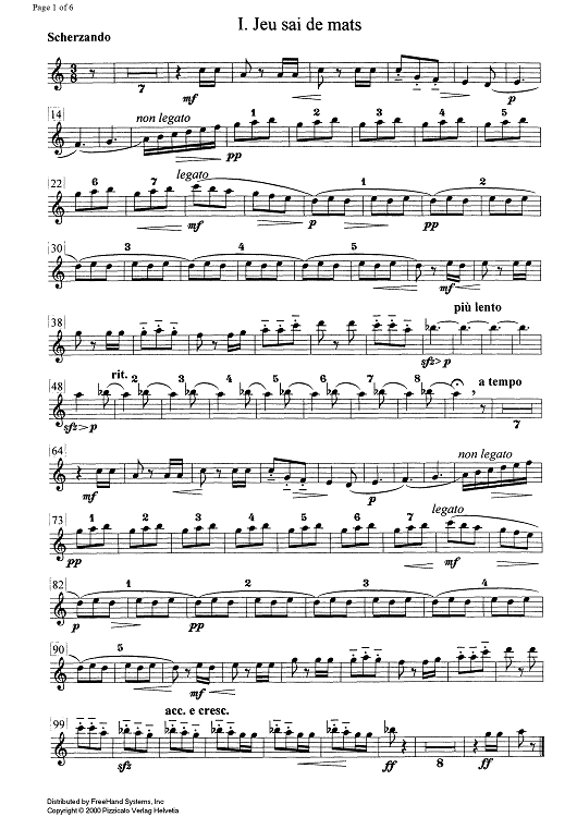 Suita Sursilvana Op.76b - Violin 2