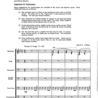 Tango D'Oriental - Score