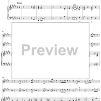 Suite No. 4 in E Major - Piano Score