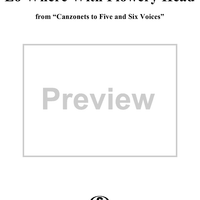 Lo Where With Flowery Head