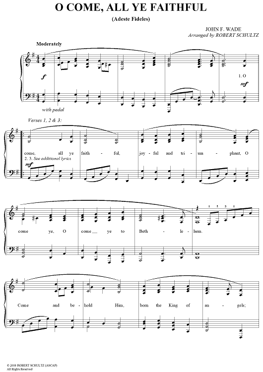 O Come, All Ye Faithful