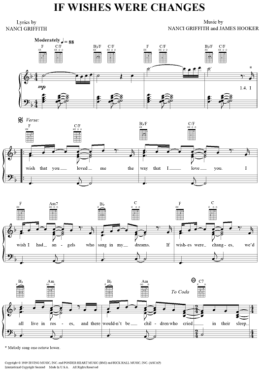 If Wishes Were Changes