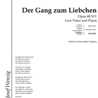 Der Gang zum Liebchen Op.48 No. 1