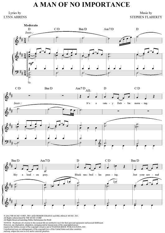 A Man of No Importance