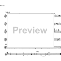 Variazioni sul tema Preghiera Op.29 No. 2 - Mandolin 1