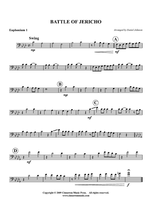 Battle Of Jericho - Euphonium 1