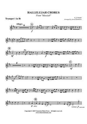 Hallelujah Chorus from "Messiah" - Trumpet 1 in B-flat