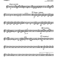 Believe Me If All Those Endearing Young Charms - Trumpet 2 in Bb