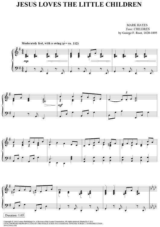 Jesus Loves the Little Children