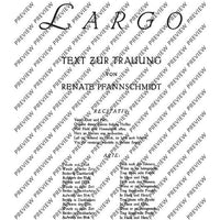 Largo (3 Texte: kirchlich, weltlich, italienisch) in E flat major
