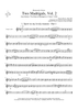 Two Madrigals, Vol. 2 - from Morley's "First Book of Madrigals to 4 Voices" (1594) - Trumpet 2 in Bb