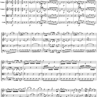 Quartet No. 12, Movement 1 - Score