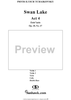Swan Lake, No. 26: Entr'acte - Score