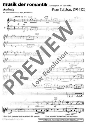 Music of Romantic - Clarinet I/ii