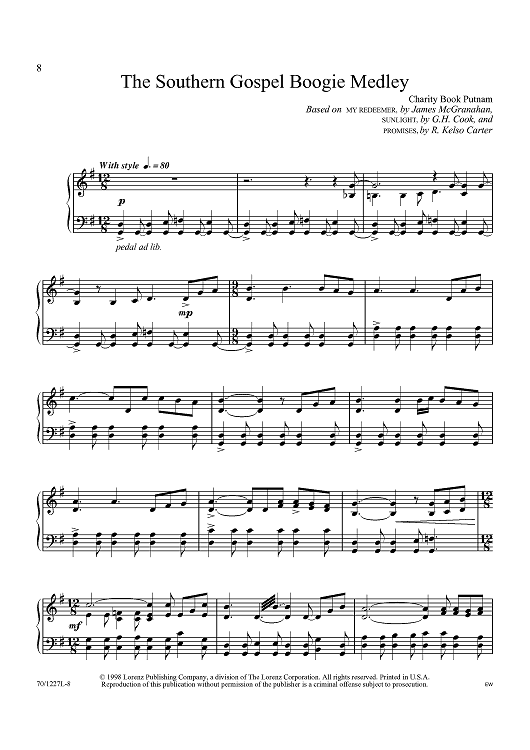 The Southern Gospel Boogie Medley