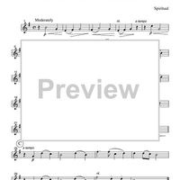 Go Tell It On The Mountain - Part 2 Clarinet in Bb