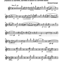 Fanfares et Chanson de Bergers - Oboe/Clarinet in C