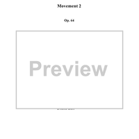 Violin Concerto in E Minor, Movement 2 - Full Score