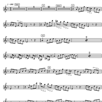 String Quartet No. 1  2nd movement - Tenor Saxophone