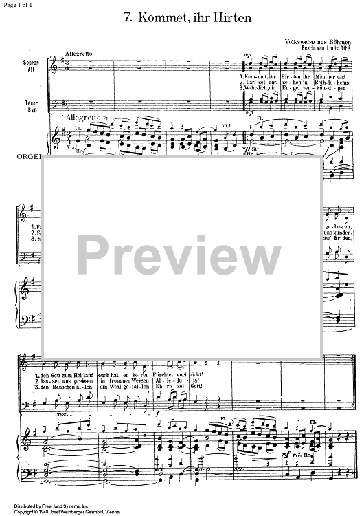 Kommet, ihr Hirten