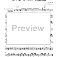 We Wish You a Merry Christmas - Percussion 1