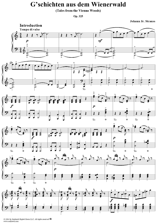 G'schichten aus dem Wienerwald, Op. 325