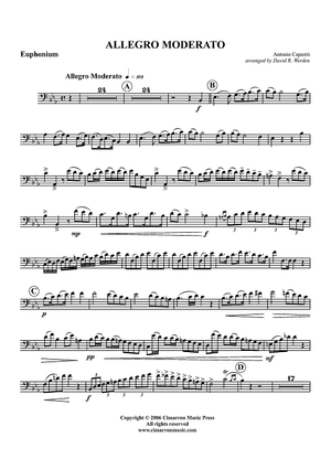 Allegro Moderato - Euphonium BC/TC