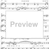 "Ach Herr! was ist ein Menschenkind", Aria, No. 4 from Cantata No. 110: "Unser Mund sei voll Lachens" - Piano Score