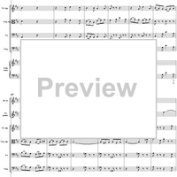 Brandenburg Concerto No. 5: Allegro - Score