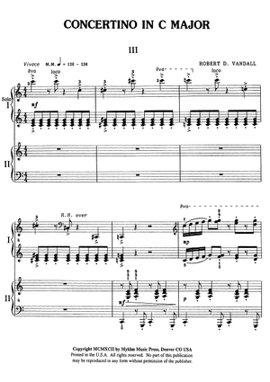 Concertino in C Major - Movement III