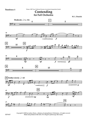 Contending - Trombone 1