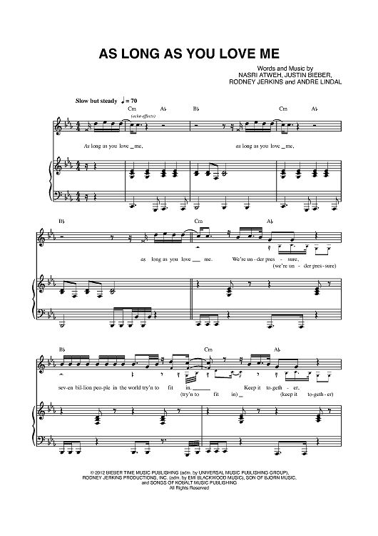 As Long As You Love Me