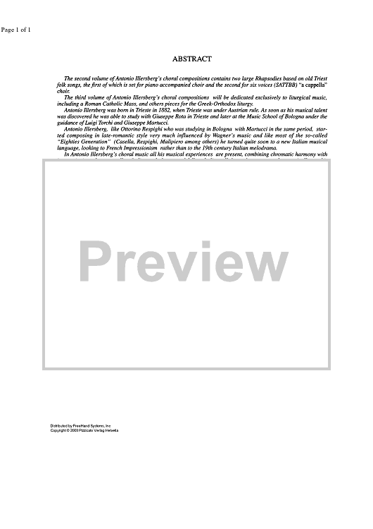 Vecia Trieste Canta! - Preface