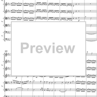 String Octet, Op. 20, Movement 4 - Score