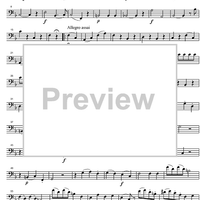 Divertimento No.10 F Major KV247 - Double Bass