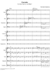Suite No. 1 in D minor (d-moll). Movement VI, Gavotte - Full Score
