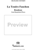 Harpsichord Pieces, Book 1, Suite 5, No.6:  La Tendre Fanchon  rondeau