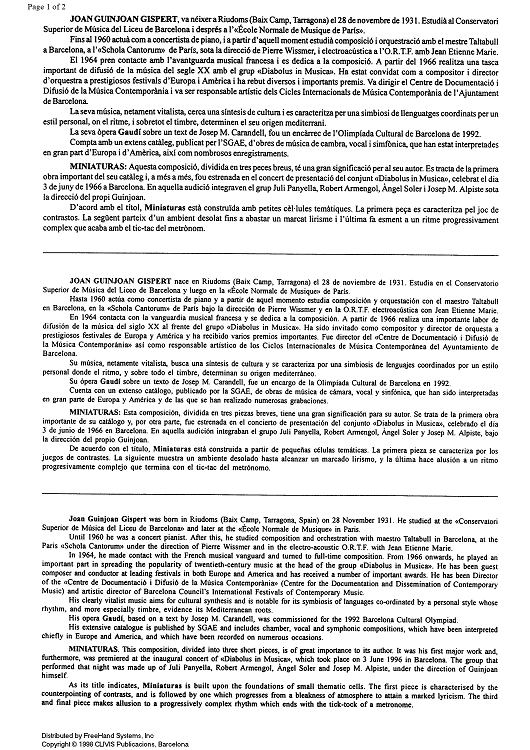 Miniatures (manuscript version) - Preface