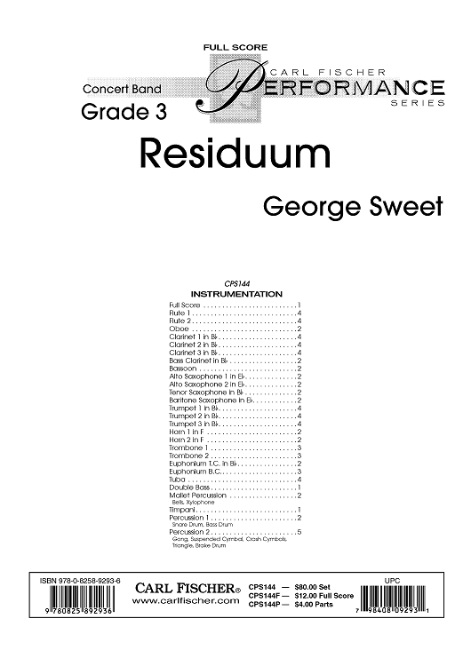 Residuum - Score